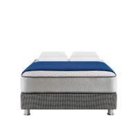 Forli Juego de Cama 2 Plazas Elegant: Box Tarima + 2 Almohadas + Set de Cama Perla
