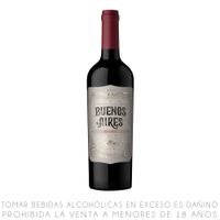 Vino Tinto Malbec Buenos Aires Botella 750ml