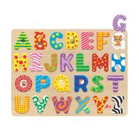 Juego de Encaje Arti Creativo Abecedario Madera