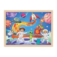 Rompecabeza Arti Creativo Viaje Espacial 48 Piezas