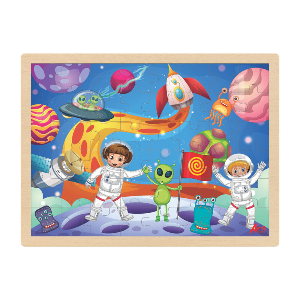 Rompecabeza Arti Creativo Viaje Espacial 48 Piezas