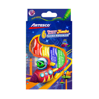 Plumones Artesco Jumbo Superpunta 6un