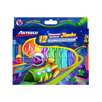 Plumones Artesco Jumbo Superpunta 12un
