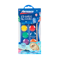 Acuarelas Artesco 12 Colores