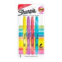 Resaltador Sharpie Pocket Colores Surtidos 4un