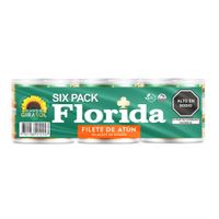 Sixpack Filete de Atún Florida Lata 140g