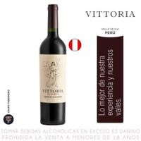 Vino Tinto Cabernet Sauvignon Reserva Vittoria Botella 750ml