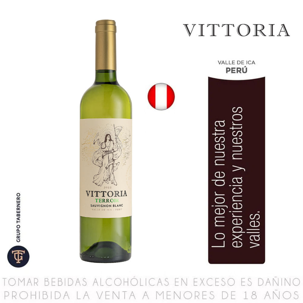 Vino Tinto Sauvignon Blanc Vittoria Botela 750 ml