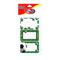 Etiqueta Pegafan Escolares Futbol