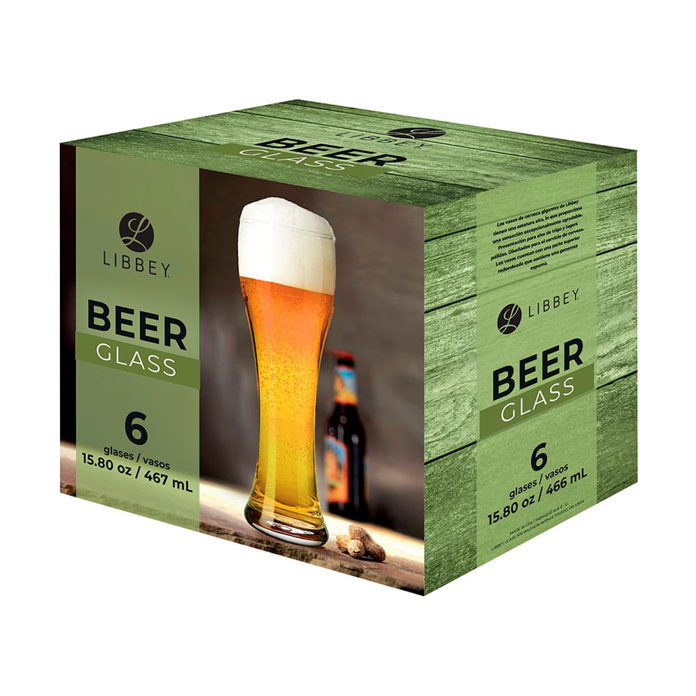 Vasos Libbey Muse Weiz 6 Piezas 467ml