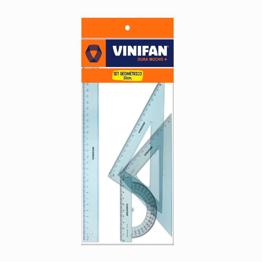 Set Geométrico Cristal 30 cm