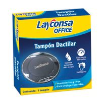 Tampón Dactilar Layconsa Negro Office