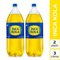 Twopack Gaseosa Inca Kola Sabor Original Botella 3L