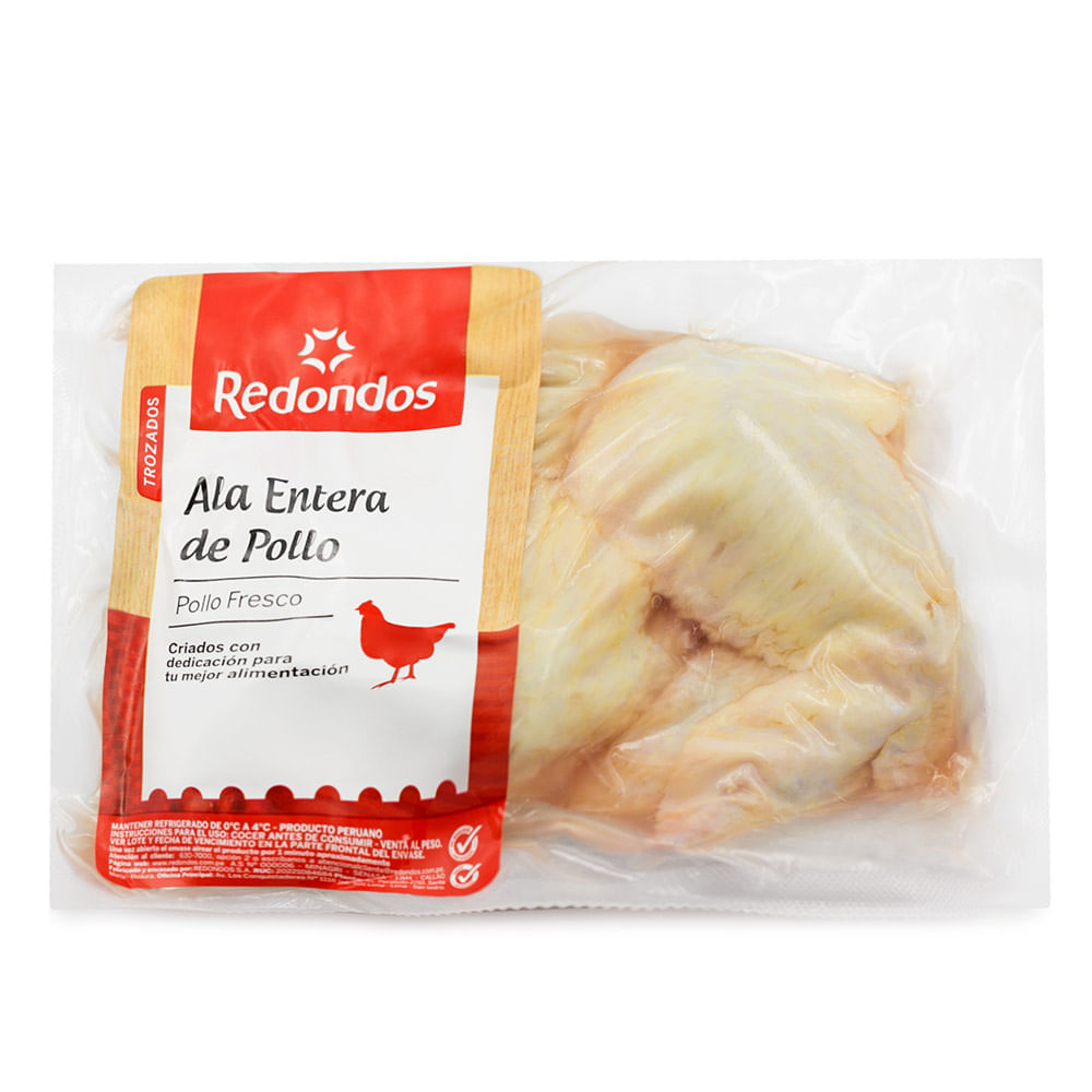 Ala Entera de Pollo Redondos x kg