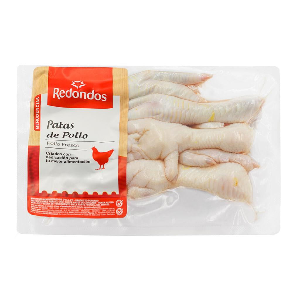 Patas de Pollo Redondos x kg