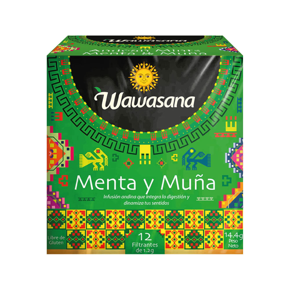 Infusión Andina Wawasana Menta y Muña 12un