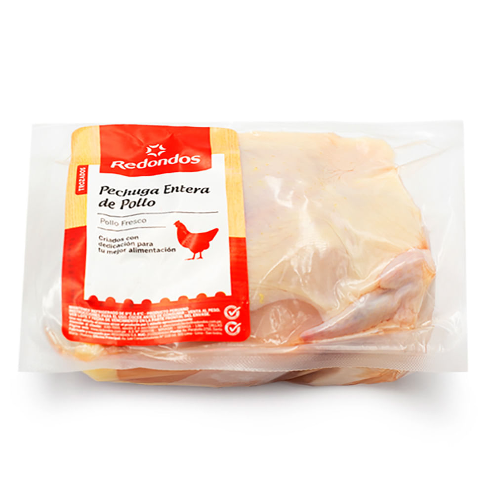 Pechuga Entera de Pollo Redondos x kg