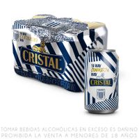 Sixpack Cerveza Cristal Alianza Lima Lata 355ml