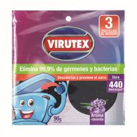 Pastilla para Inodoro Virutex Lavanda 3un