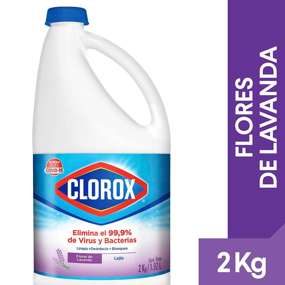 Lejía Clorox Flores de Lavanda 2kg