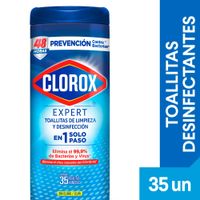 Toallitas Desinfectantes Clorox Expert 35un
