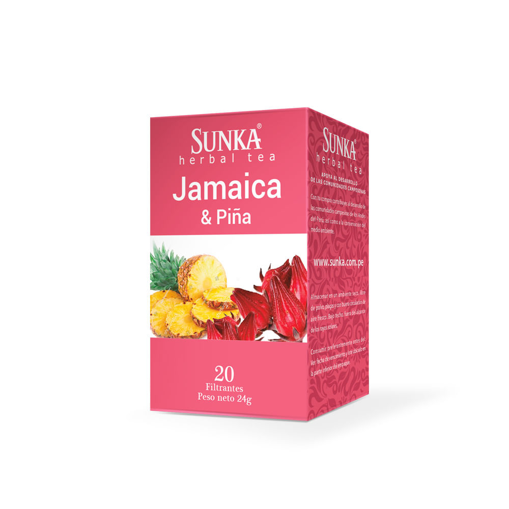 Infusión de Jamaica y Piña Sunka 20un