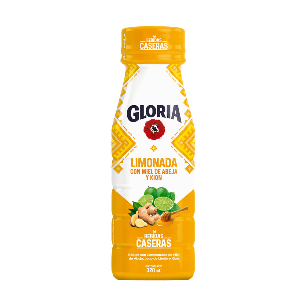 Bebida Casera Gloria Limonada Botella 320ml