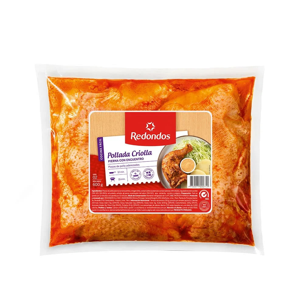Pollada Criolla Redondos Pierna con Encuentro 600g