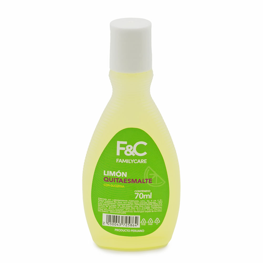 Quita Esmalte Family Care Aroma Limón 70ml
