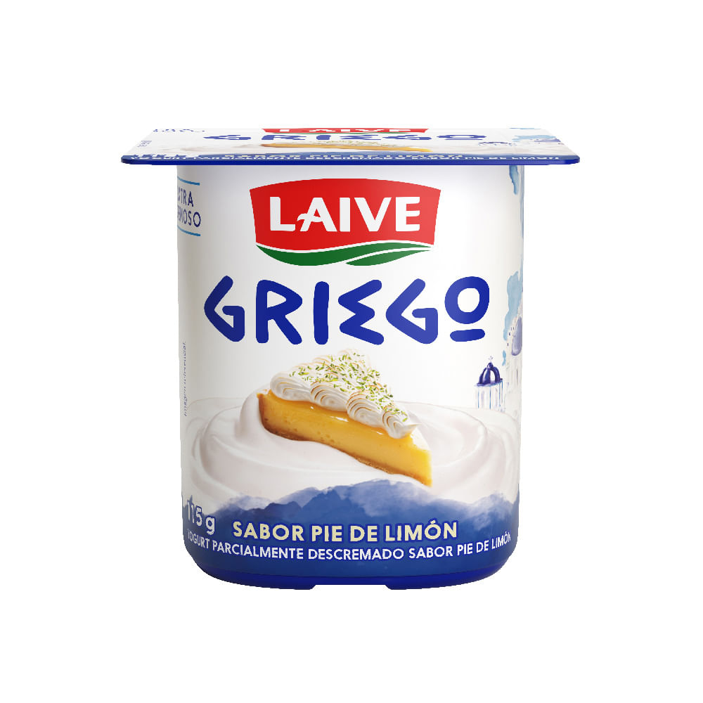 YOG. GRIEGO PIE DE LIMON LAIVE VASO 115G