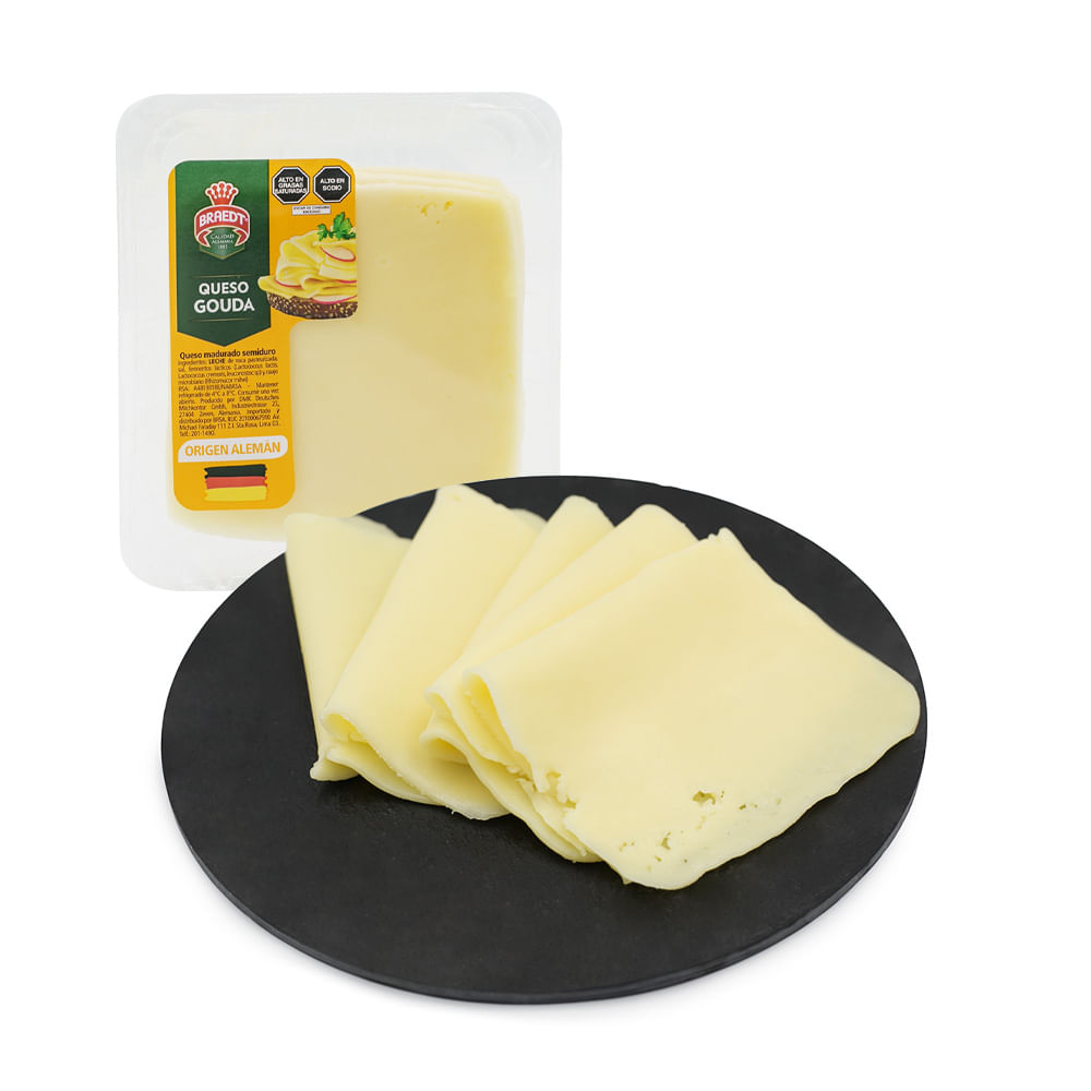 Queso Gouda Braedt en Tajadas x kg
