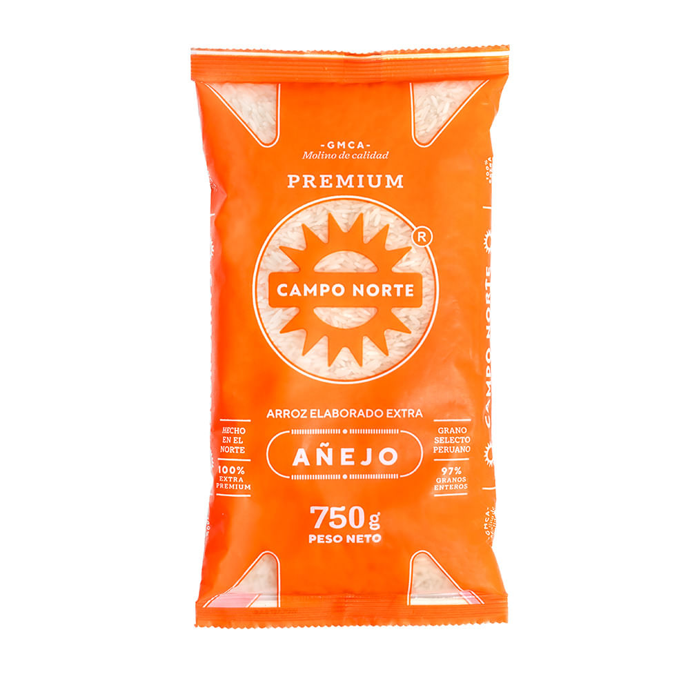 Arroz Extra Añejo Campo Norte 750g