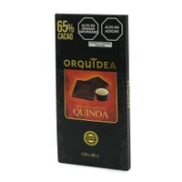 Chocolate Oscuro Orgánico con Quinua Orquídea 80g