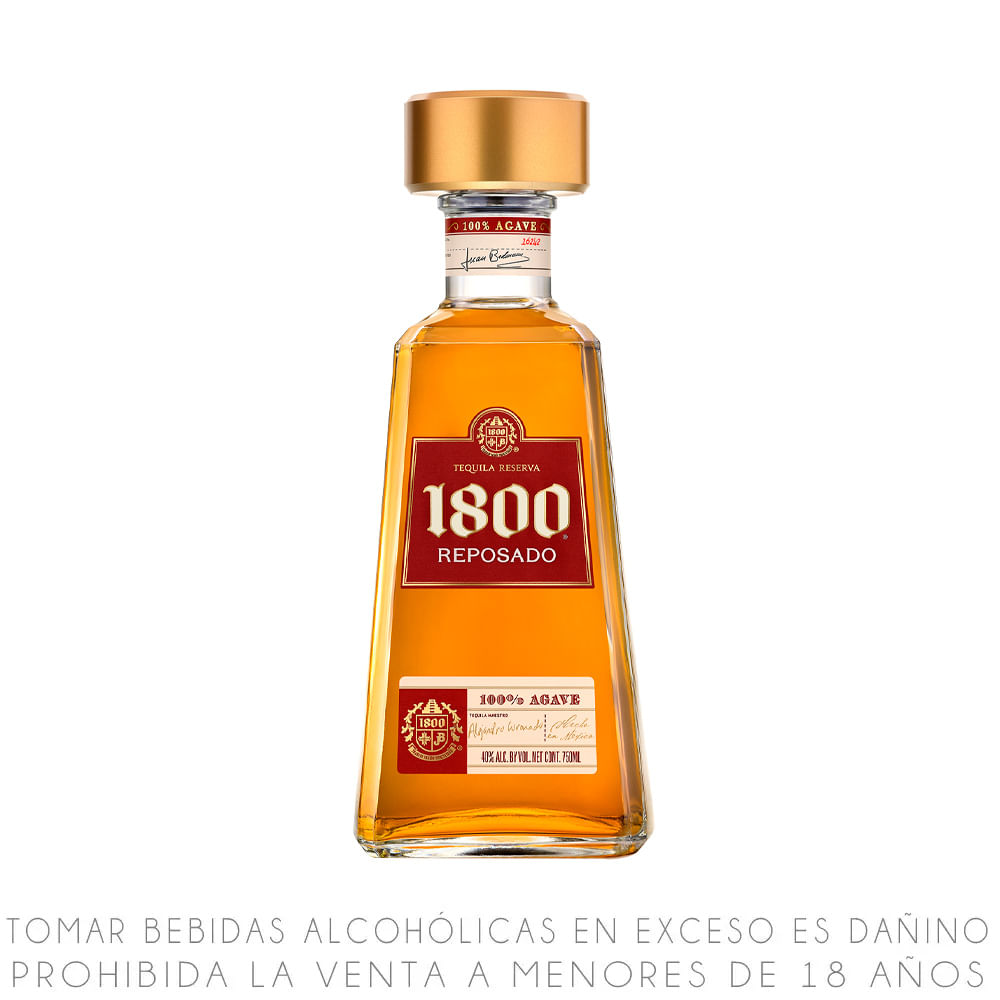 Tequila Reposado 1800 Botella 750ml
