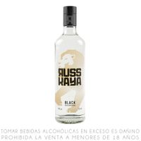 Vodka Russkaya Black Botella 750 ml