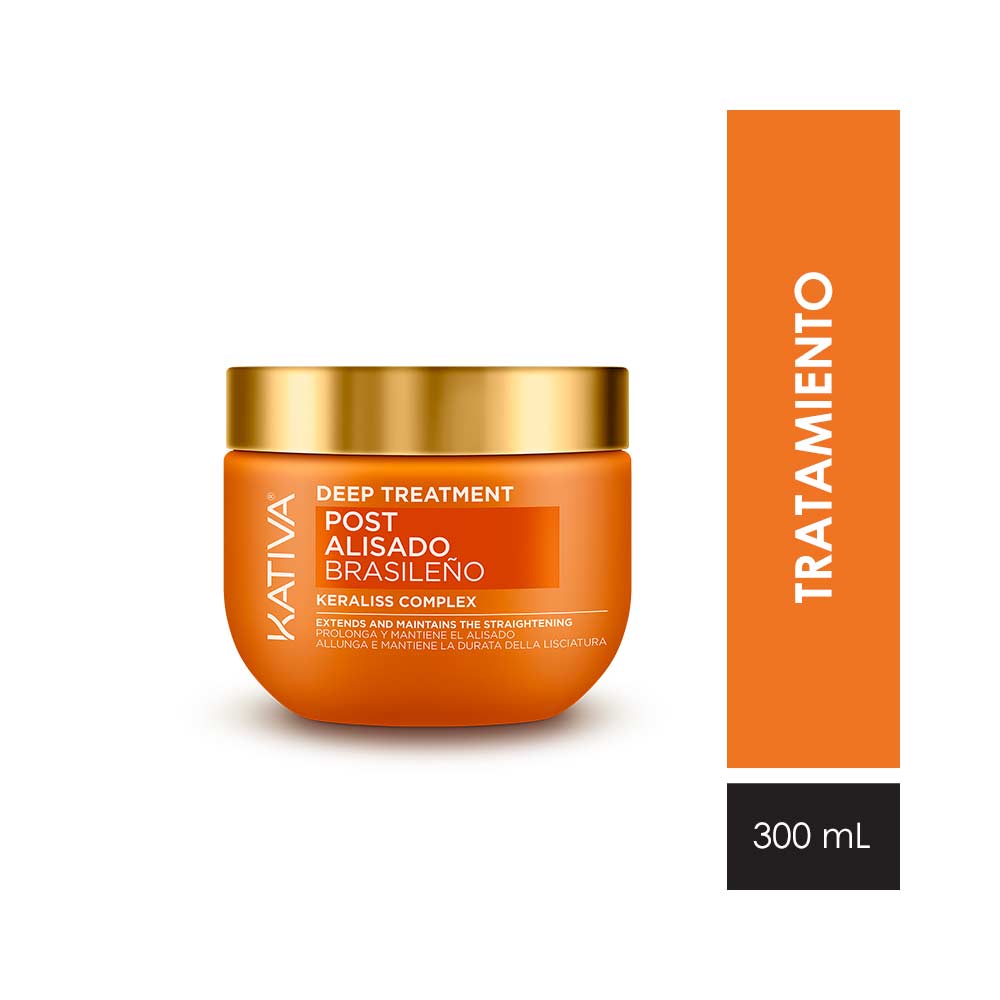 Tratamiento Capilar Kativa Post Alisado Brasileño 300ml