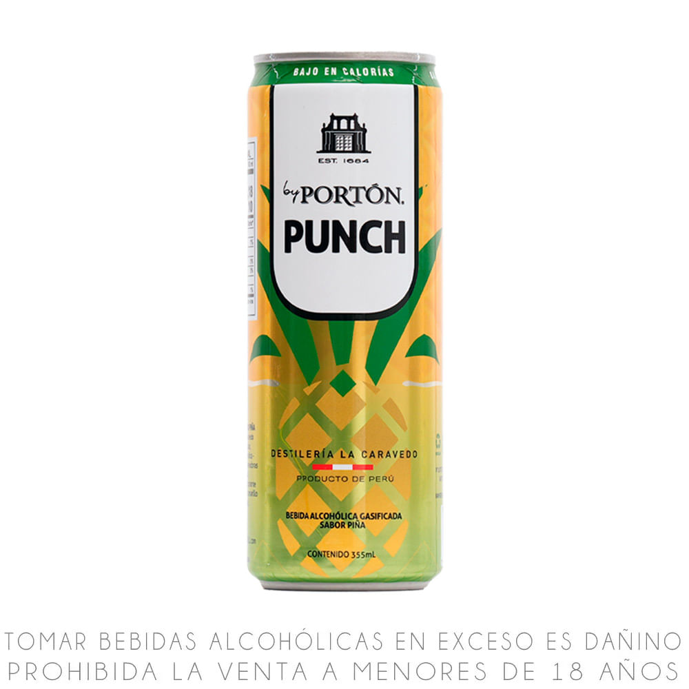 Bebida Ready to Drink Punch by Portón Lata 355ml