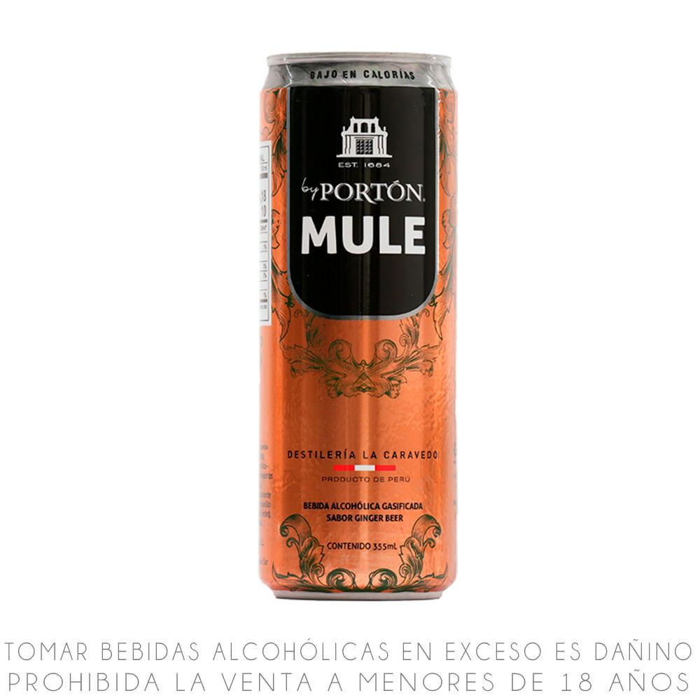 Bebida Ready to Drink Mule by Portón Lata 355ml