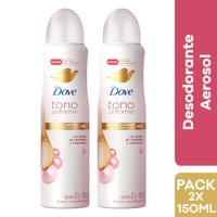 Twopack Antitranspirante Dove Tono Uniforme 150ml
