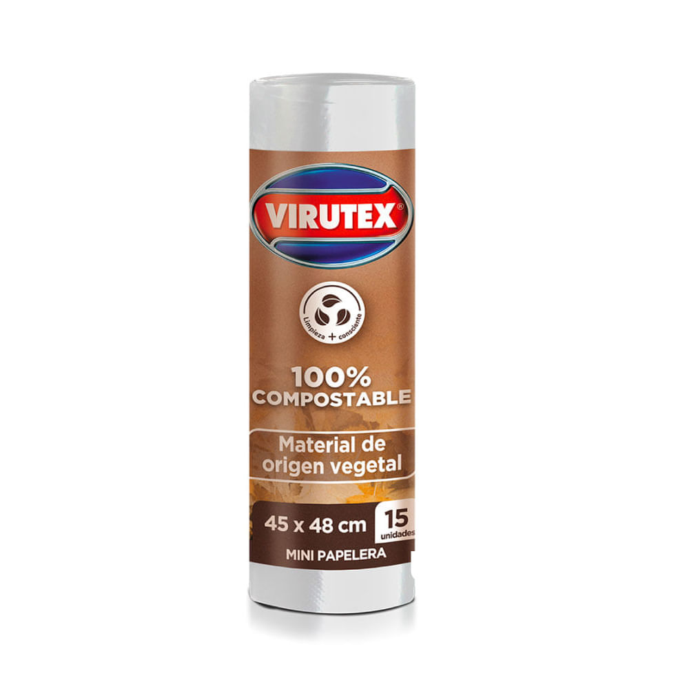Bolsas para Basura Virutex 14L 15un