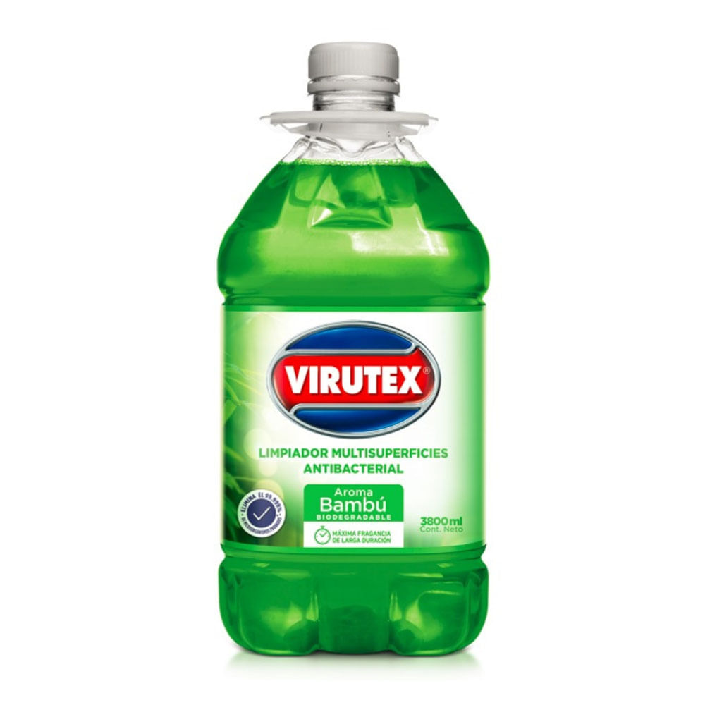Limpiador Multisuperficies Antibacterial Virutex Bambú 3.8L