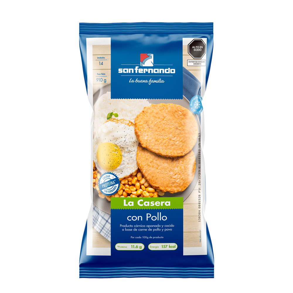 Hamburguesa San Fernando La Casera 14un