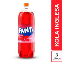 Gaseosa Fanta Kola Inglesa Botella 3 Lt
