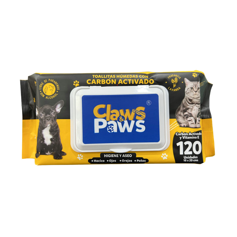 Toallitas Húmedas C&P Carbon Activado 120un