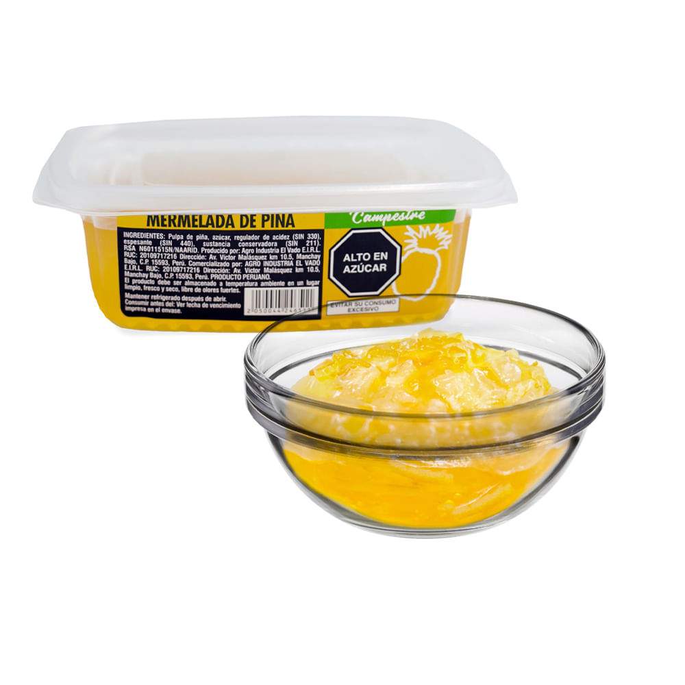 Mermelada de Piña De la Casa 250g