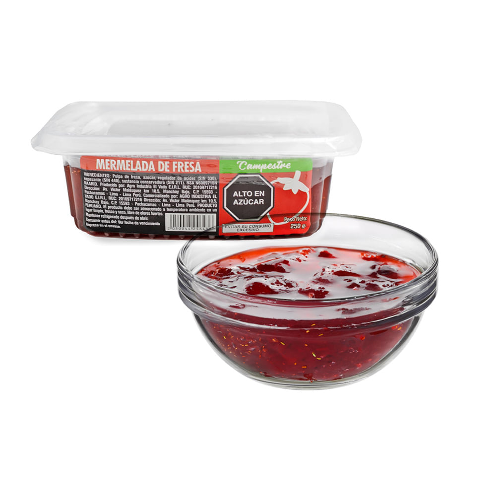 Mermelada de Fresa De la Casa 250g