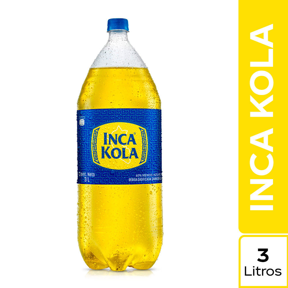 Gaseosa Inca Kola Sabor Original Botella 3L