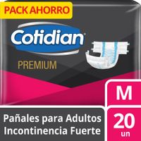 Pañales para Adulto Cotidian Premium Talla M 20un