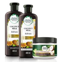 Pack Herbal Essences Coconut: Shampoo + Acondicionador + Mascarilla