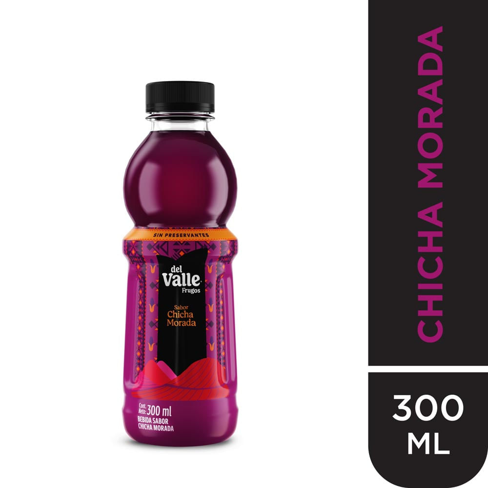 Bebida Frugos del Valle Sabor Chicha Morada Botella 300ml